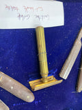 Vtg Shaving Display Straight Safety Razors Boker Imperial Gillette Brush Box Lot