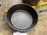 Wagner 10 1/2" Cast Iron Chicken Frying Pan 1891 Collectible USA 100 years Comm