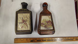 Vintage Jim Beam Choice Decanter Lot Ring-Neck Pheasant & Raccoon Lockhart