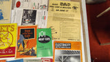 Vintage Mid Century 1950s Ephemera Lot Pamphlets Brochures Advertising MORE!