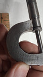 120 Yr Old Starrett No 201 1 Inch Micrometer 3-Band Knurling 1897 Pat Decimal