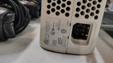 Xbox 360 White Console Bundle 203W OEM Power Supply 2 Wired Controllers Untested