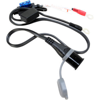 CORD BATTERY optimate Battery Permanant lead Motorcycle Charger phone access