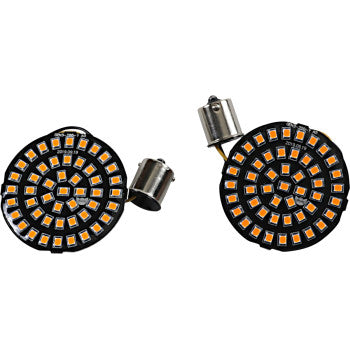 DRAG SPECIALTIES 2020-1809LED Turn Signal Inserts Bullet-Style Turn Signal Insert - Amber