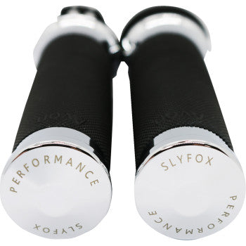 SLYFOX 0630-3083 CC-85-CH-FOXGrips Grips - Cable - Chrome