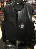 UNIK MENS COWHIDE LEATHER CLUB VEST 006000