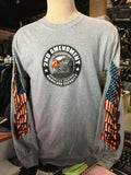 LONG SLEEVE GREY 2ND AMENDMENT SHIRT 00600