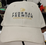 VINTAGE Style Federal Premium Ammunition Promo Hat - New Without Tags - Beige
