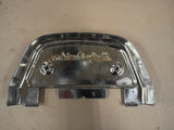 Harley Script Logo Passenger Footboard Cover Chrome Heritage Touring Glide FLH