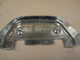 Harley Script Logo Passenger Footboard Cover Chrome Heritage Touring Glide FLH