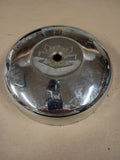 Vtg Chrome Bar Shield Air Cleaner Polished Steel Harley Shovelhead Sportster 7"