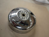 Vtg Chrome Bar Shield Air Cleaner Polished Steel Harley Shovelhead Sportster 7"