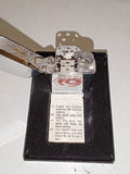 Vintage 1979 Zippo Slim Lighter Process 9 One Eight Seven Inc UNFIRED Mint Box