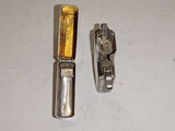 Vintage 1972 Zippo Slim Lighter Brushed Chrome w/ Original Flame Box 100% Origin