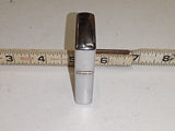 Vintage 1972 Zippo Slim Lighter Brushed Chrome w/ Original Flame Box 100% Origin