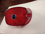 Vtg Tail Lamp Lens Blue Dot Harley 1973-1997 OEM shovelhead FX FLH Softail FXR