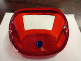 Vtg Tail Lamp Lens Blue Dot Harley 1973-1997 OEM shovelhead FX FLH Softail FXR
