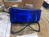 Harley Police bike Rectangular strobe lite blue NOS Whelen 67629-01 OEM model 73