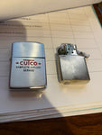 Vtg 1950 Zippo Lighter Cutco Knives Cutlery Striped Orig Box unfired Minty Rare!