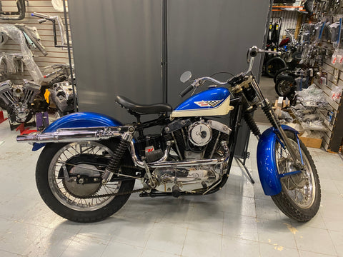 1960 Harley Davidson XLCH Ironhead Sportster - Hi Fi Blue