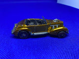 Original RARE 197 Mattel Hot Wheels Redline Classic Cord Gold Black inter Minty!
