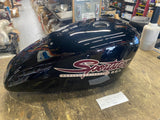OEM Vivid Black Gas Tank 3.3 Harley Sportster chopper Nice 1995-2003 1200 883