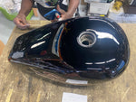 OEM Vivid Black Gas Tank 3.3 Harley Sportster chopper Nice 1995-2003 1200 883