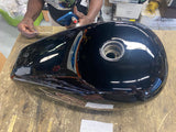 OEM Vivid Black Gas Tank 3.3 Harley Sportster chopper Nice 1995-2003 1200 883