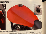 New JOHN REED 4 GALLON CUSTOM STRETCHED Gas Tank SOFTAIL 2000-2007 CARB