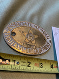 Vintage Associate Member Fraternal Order of Police License Plate Topper FOP