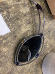 Chrome custom Mirrors Wing Pair Harley Custom Chopper milled look