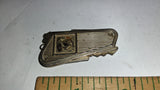 Vintage 1950s Signa-Craft Pontiac Folding Key Fob Parts Repair Broken Cover Cut