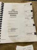 OEM 2001 Harley Electrical Diagnostic Manual Touring Dyna Softail FLH FXST FXD