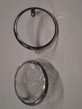 OS Vtg Harley-Davidson 67739-90T Eagle Iron Chrome Turn Signal Trim Rings