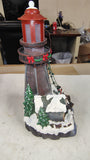 Holiday Living LED Lighted Musical Christmas Lighthouse Village C05540