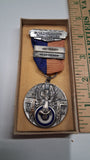 1955 Loyal Hanning Rifle Comp 25 Yard Off Hand Shooting Medal Box Blackinton