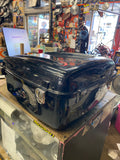 Black Motorcycle Touring Trunk Luggage Case Tour Pak Harley Police Bike FLH Glid