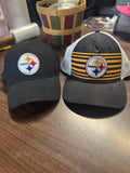 Two Pittsburgh Steelers NFL baseball cap