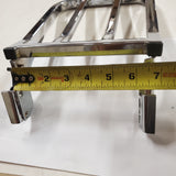 OEM Harley Narrow 5-Bar Luggage Rack Chrome 6" Inside Mount Sportster Dyna FXST