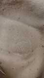 Vtg 1940s Merrimac Hat Corp 100% Wool Beret Studded Beaded Tan Taupe Fascinator