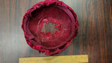 Vintage 1950s 1960s Red Feather Pillbox Hat Mesh Veil Cocktail Fascinator Cap