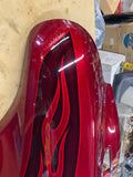 Harley CVO 2017 FLHTKSE Hard Candy Hot Rod Red Flake Flames Outer Fairing Tourin