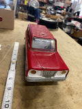 Tonka Fire Chief Jeep Truck Vintage 1960 Metal Toy Red Collector's Item