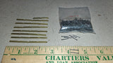 Vintage Model Power HO Brass Rail Joiners 30pc 250pc Half Inch Track Spikes Lot