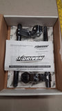 Driven Racing Clip-On Handlebar Riser Kit Black DCLO-37RBK 57-6986 Ninja CBR GSX