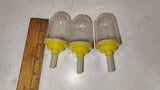 Vintage Sav-A-Battery Filler Caps 3-Pack NOS Automobile Accessory Box