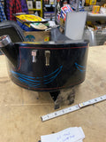 Vtg Chopper Shovelhead Evo rigid Wrap Around oil tank Harley Wide glide Softail