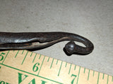 Antique Folding Sickle Tool - Collectible Hand Forged Iron Agricultural Relic