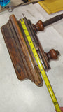 Antique Wooden Screw Arm Plow Plane Primitive Woodworking Tool Patina