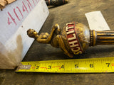 Vintage Schlitz Beer Tap Handle 9.5" Golden Girl Goddess Breweriana Advertising